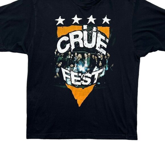 Anvil Men's Motley Crue 2008 Crue Fest T-Shirt - Picture 4 of 9